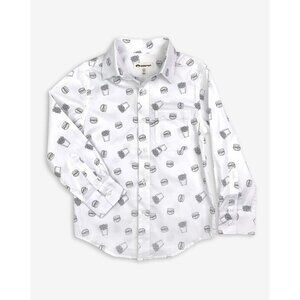 Appaman NWT Burgers & Fries Shirt Size 14